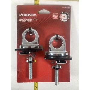 HUSKY 2 Pack 333lb Anchor Point 1001820869 TOGGLE STYLE WORKING LOAD LIMIT